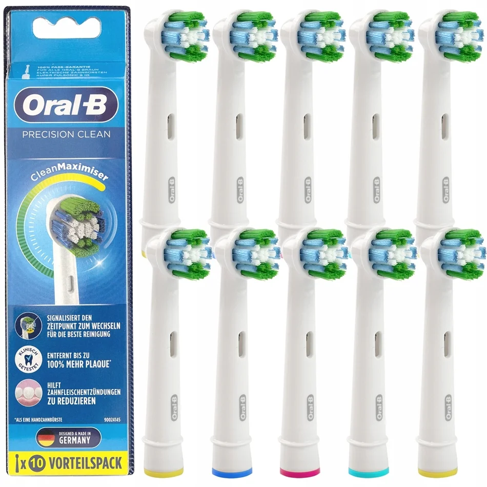 Oral-B Precision Clean Maximiser –  białe końcówki do szczoteczki elektrycznej 10 szt.
