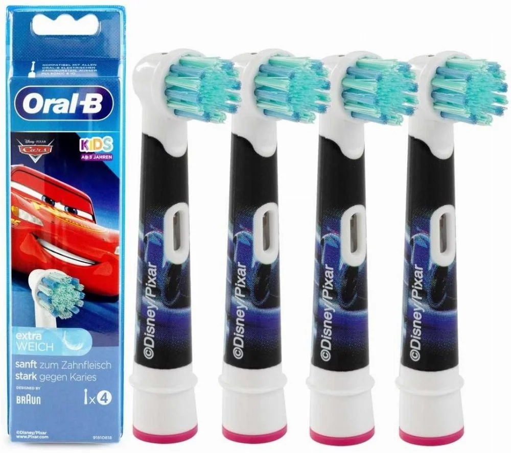 Końcówki Oral-B Auta dla dzieci 4 szt.