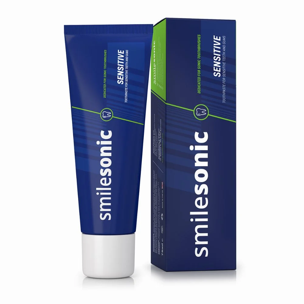 Smilesonic Sensitive – pasta na wrażliwe zęby i dziąsła przeznaczona do szczoteczek sonicznych 75 ml