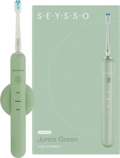 Szczoteczka soniczna dla dzieci SEYSSO Junior Green w kolorze zielonym