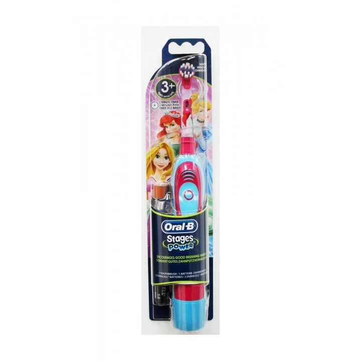 Szczoteczka elektryczna dla dziecka Oral-B Stages Power Princess – na baterie AA