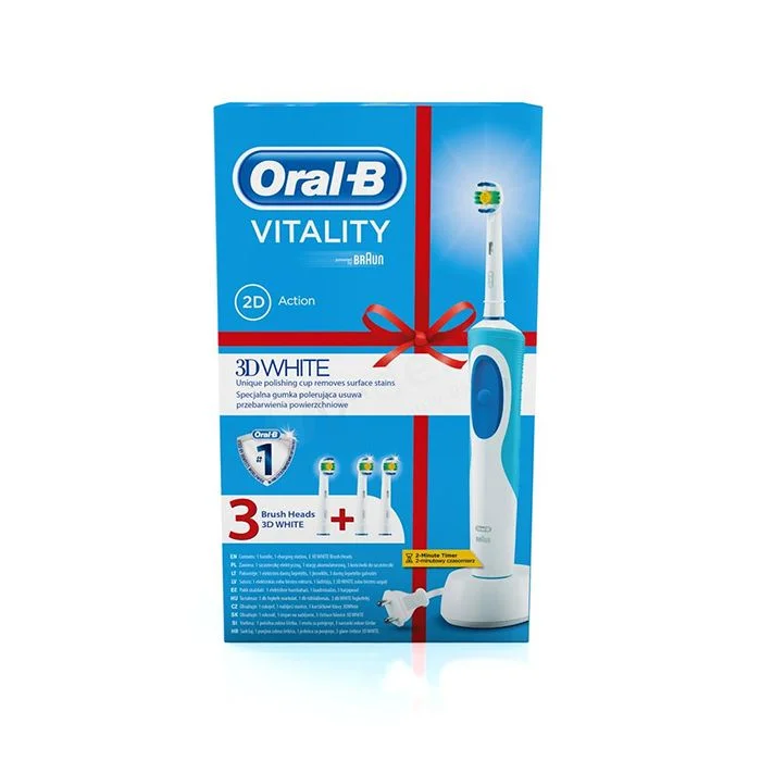 Szczoteczka elektryczna Oral-B Vitality 3D White Luxe + 3 końcówki