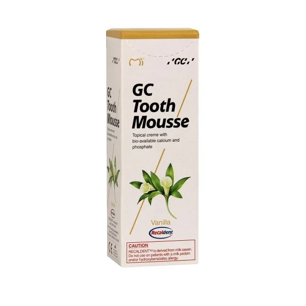 Płynne szkliwo bez fluoru GC Tooth Mousse wanilia