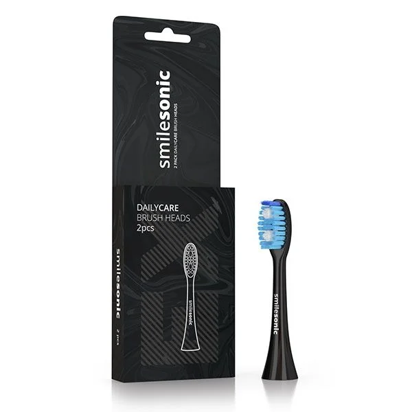 Końcówki Smilesonic UP/EX/GO DailyCare 2 szt. – czarne