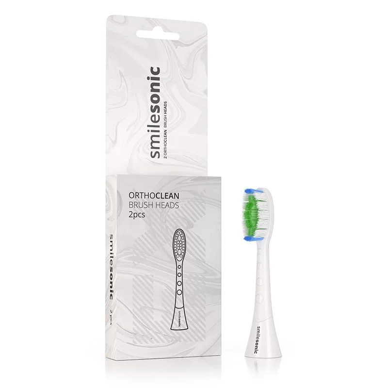 Końcówki ortodontyczne Smilesonic UP/EX/GO OrthoClean 2 szt. – białe