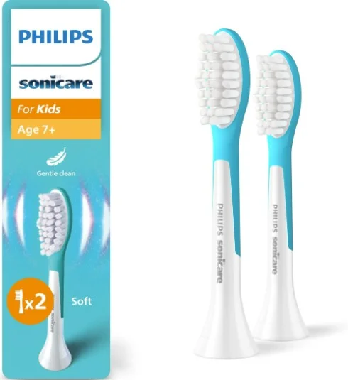 Philips Sonicare For Kids HX6042/90 – końcówki do szczoteczki sonicznej  dla dzieci 2 szt.