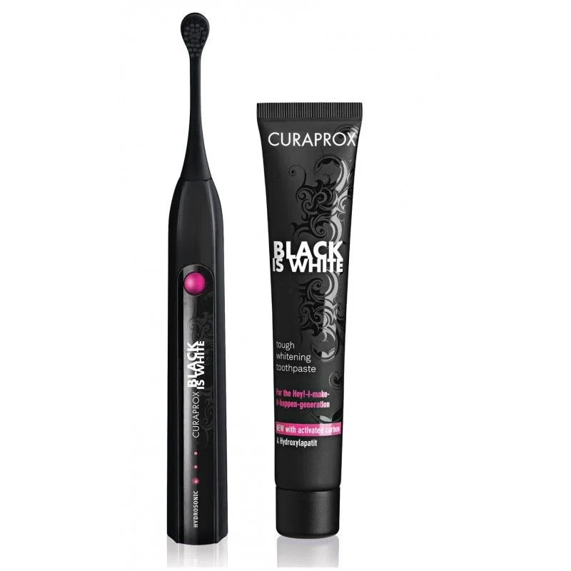 Szczoteczka soniczna CURAPROX Hydrosonic Black is White (BIW 239)