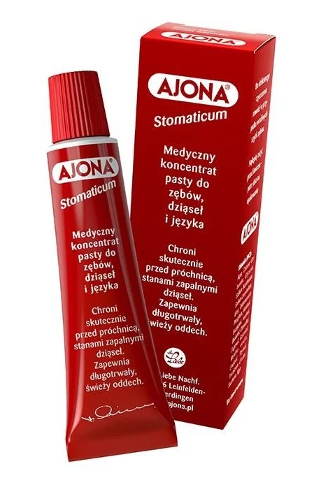 Pasta na krwawiące dziąsła i choroby przyzębia Ajona Stomaticum 6 ml