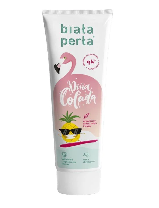 Biała Perła Pina Colada - wybielająca pasta do zębów z aloesem 100 ml