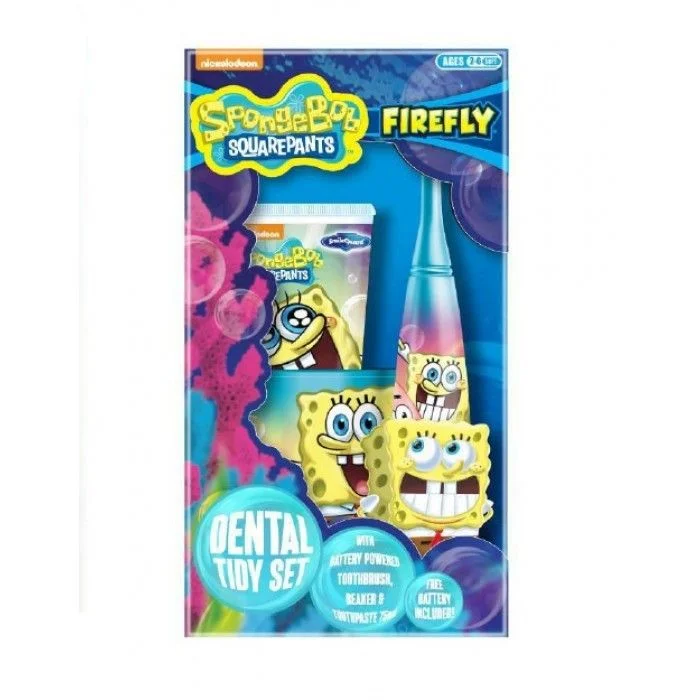 Zestaw łazienkowy (kubek, pasta i szczoteczka) Dr. Fresh SpongeBob