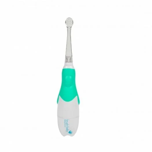 Brush-Baby Babysonic PRO – zielona szczoteczka soniczna dla dzieci w wieku 0-3 lat