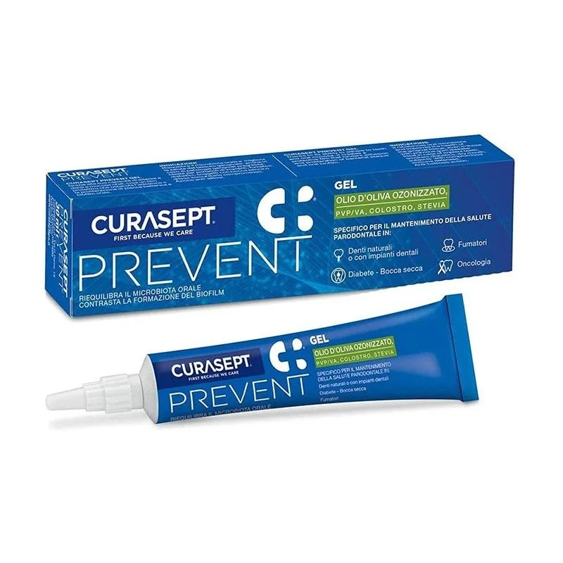 Curasept Prevent – żel przeciwko powstawaniu kamienia nazębnego z colostrum 20 ml