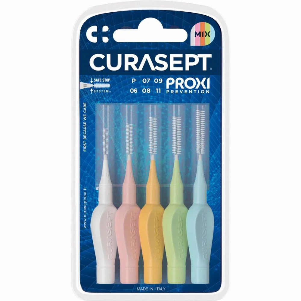 Curasept PROXI PREVENTION MIX –   szczoteczki międzyzębowe 5 szt.