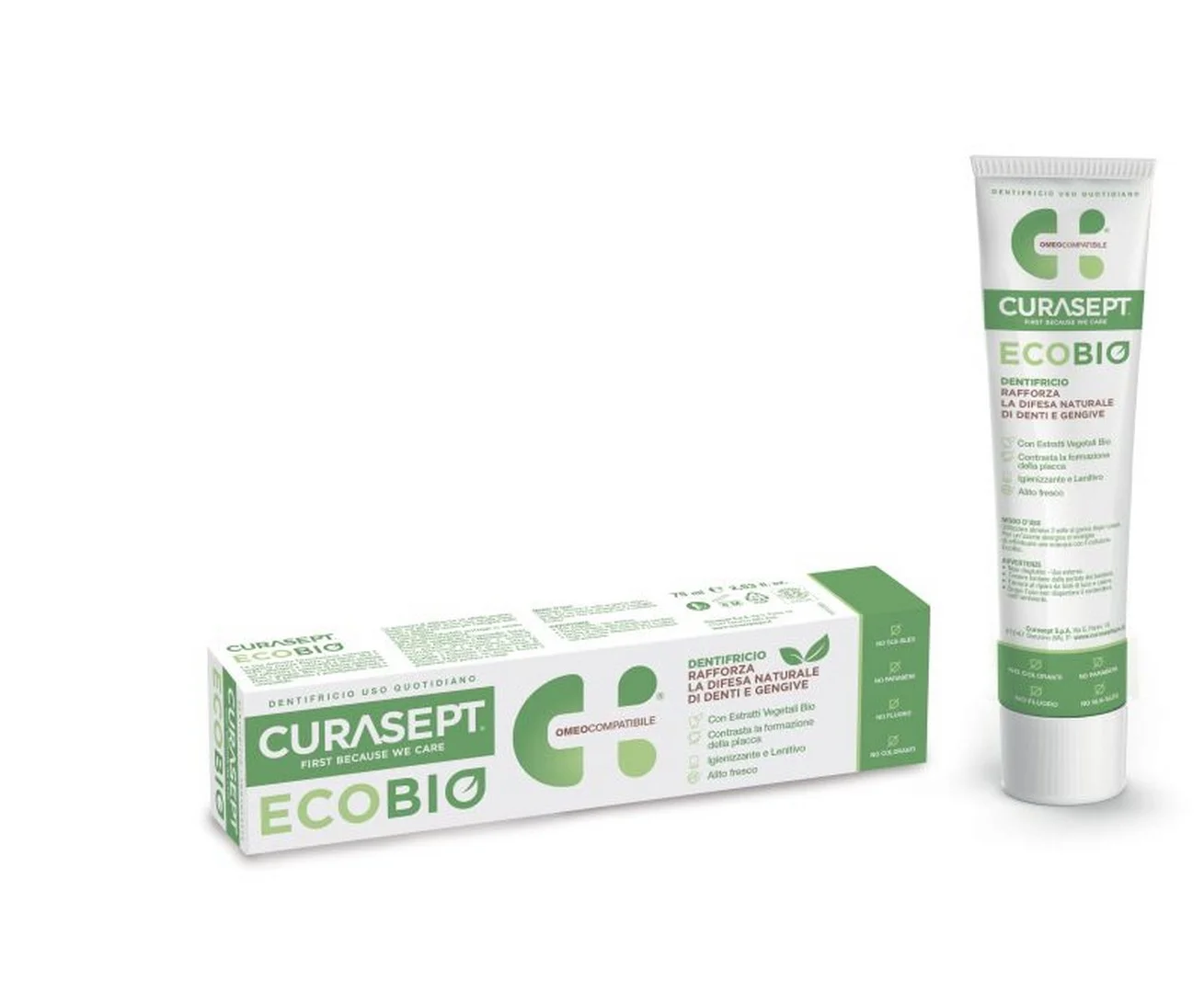 Curasept ECO BIO – naturalna pasta do zębów bez mentolu 75 ml