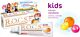 Pasta dla dzieci (4-7 lat) o smaku cytrusowym Rocs KIDS Citrus Rainbow 35 ml