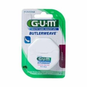 Płaska niewoskowana nić dentystyczna GUM Butlerweave 1055 (50 m)
