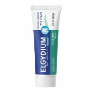 Elgydium Junior 7-12 – żelowa pasta do zębów dla dzieci o smaku łagodnej mięty 50 ml