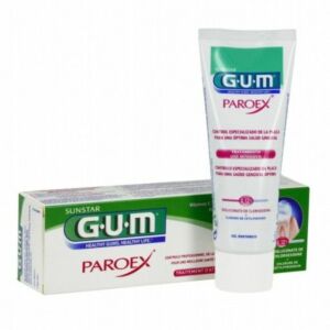GUM Butler ParoeX 75ml – żelowa pasta z chlorheksydyną 0,12% na zapalenie dziąseł, przeznaczona do krótkich terapii