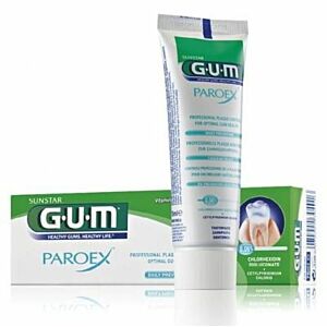 GUM Butler ParoeX 75ml - Pasta z chlorheksydyną 0,06% do codziennego użytku, zapobiegająca stanom zapalnym dziąseł