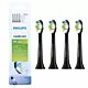 Philips Sonicare Optimal White W2 – wybielające końcówki do szczoteczki sonicznej w kolorze czarnym (HX6064/11) 4 szt.