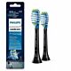 Philips Sonicare C3 Premium Plaque Defence – końcówki do szczoteczki sonicznej w kolorze czarnym (HX9042/33) 2 szt.