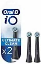 Oral-B iO Ultimate Clean Black – czarne końcówki do szczoteczki elektrycznej 2 szt.