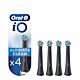 Oral-B iO Ultimate Clean Black –  końcówki do szczoteczki magnetycznej 4 szt.