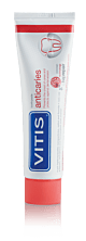 Vitis Anticaries 100 ml – przeciwpróchnicza pasta do zębów, zapobiegająca erozji szkliwa