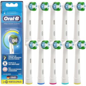 Oral-B Precision Clean Maximiser –  białe końcówki do szczoteczki elektrycznej 10 szt.