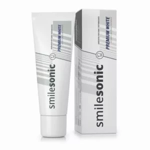 Smilesonic Premium White – pasta intensywnie wybielająca przeznaczona do szczoteczek sonicznych 75 ml
