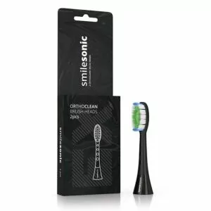 Końcówki ortodontyczne Smilesonic UP/EX/GO OrthoClean 2 szt. – czarne