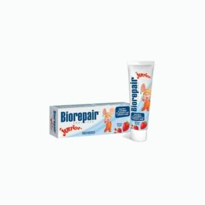 Pasta dla dzieci bez fluoru z ekstraktem z truskawek Biorepair Junior 