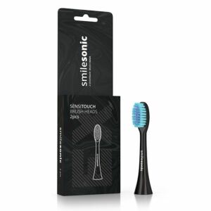 Końcówki do zębów wrażliwych Smilesonic UP/EX/GO SensiTouch 2 szt. – czarne