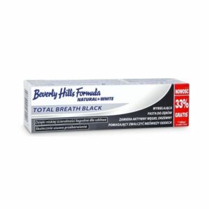 Pasta do zębów Beverly Hills Natural White Total Breath Black