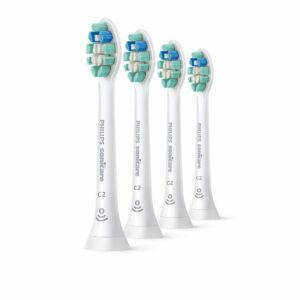 Philips Sonicare C2 Optimal Plaque Defence 4 szt. – wymienne końcówki do szczoteczek Sonicare do optymalnej ochrony przed płytką nazębną HX9024/10