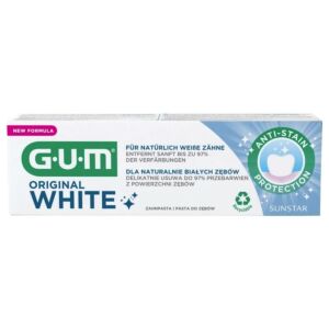 Wybielająca pasta do zębów z krzemionkowymi mikroperełkami GUM Butler OriginalWhite