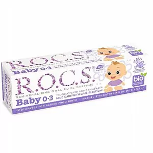 Pasta dla dzieci do 3 lat Rocs Baby z wyciągiem z lipy 35ml