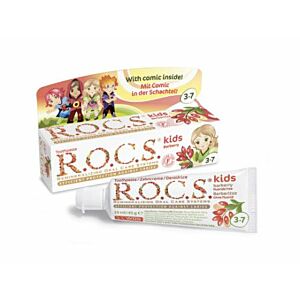 Pasta dla dzieci (3-7 lat) bez fluoru Rocs Kids Barberry 35ml