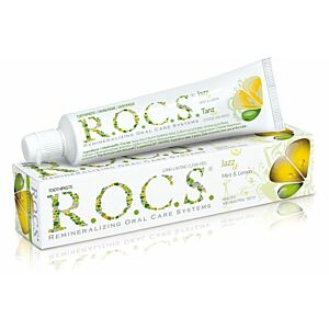 Pasta o smaku miętowo-cytrusowym Rocs Lemon & Mint 60ml