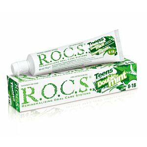 Pasta dla dzieci (8-18 lat) o smaku miętowym Rocs Teens Double Mint 60ml