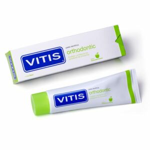 Vitis Orthodontic 100 ml – pasta do zębów, przeznaczona dla osób ze stałymi aparatami nazębnymi