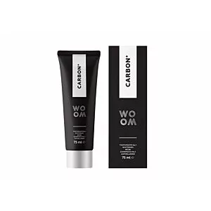 WOOM Carbon+ 75 ml – wybielająca pasta do zębów z węglem aktywnym