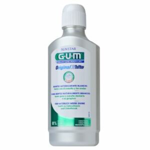 Wybielający płyn do płukania jamy ustnej z witaminą E, prowitaminą B5 oraz alantoiną GUM Butler OriginalWhite