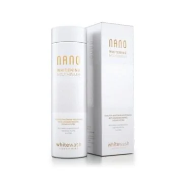 Nano WhiteWash Whitening - wybielający płyn z formułą regenerującą szkliwo zębów 300 ml