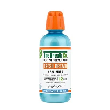 TheBreathCo. – płukanka o smaku orzeźwiającej mięty  na nieświeży oddech 500 ml