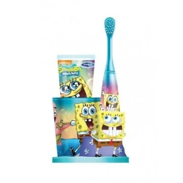 Zestaw łazienkowy (kubek, pasta i szczoteczka) Dr. Fresh SpongeBob