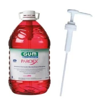 GUM Butler ParoeX 0,12% CHX 5L –  płyn z dozownikiem  do użycia w gabinecie 