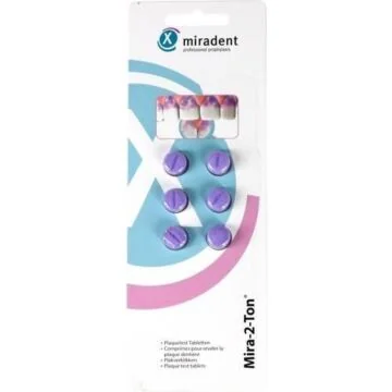 Miradent Mira-2-Ton - tabletki do wybarwiania płytki nazębnej 6 szt.