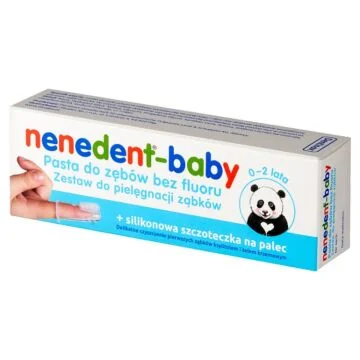 Pasta do nauki pielęgnacji ząbków Nenedent Baby + szczoteczka