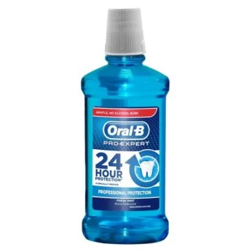 Oral-B Pro-Expert Clinic Line miętowy płyn do płukania jamy ustnej, bez alkoholu 500 ml